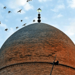 تصویر گنبد خشتی مشهد